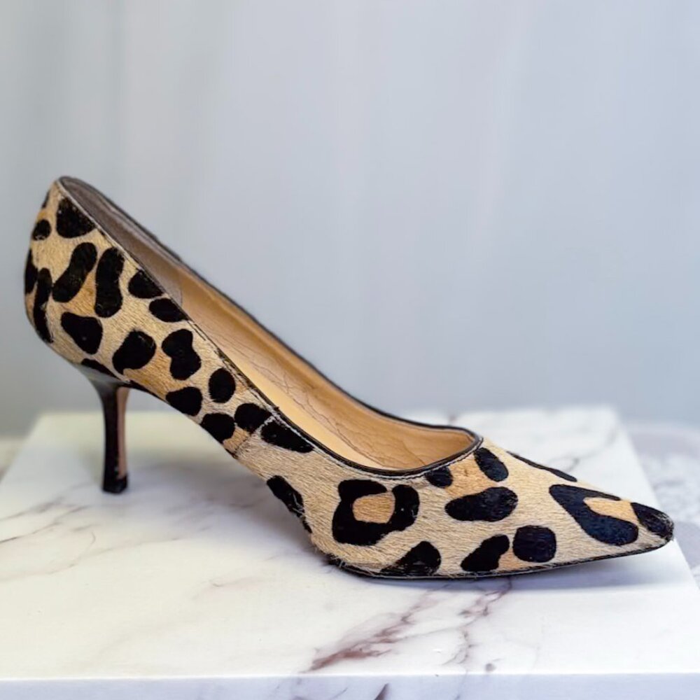 Ivanka Trump Leopard Print Heel Pump